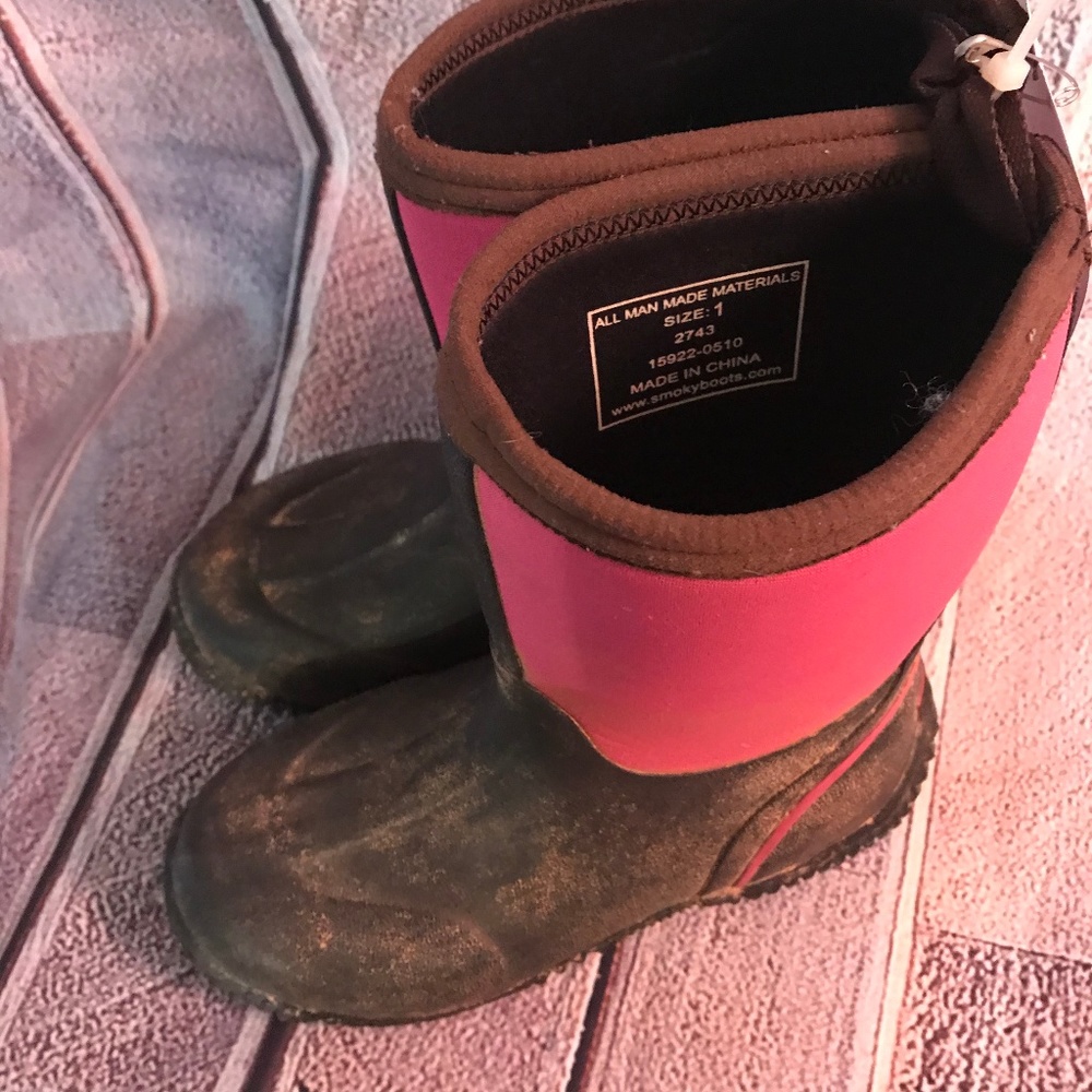SMOKY PINK BOOTS